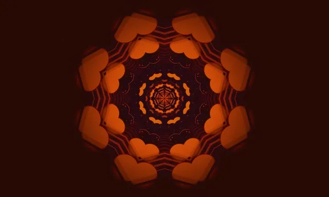 Neon Tunnel Oktagon Mandala Vj Loop 5:3 Wide 60fps Bildschirmschoner