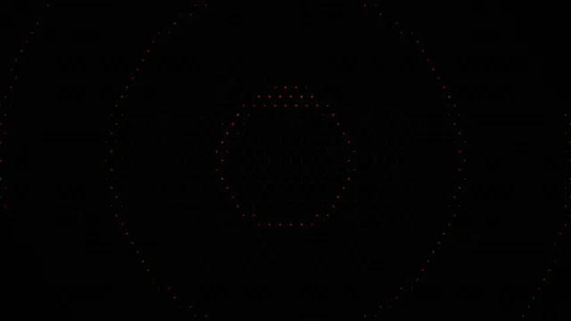 Red Particle Loading Circle Animation 4K