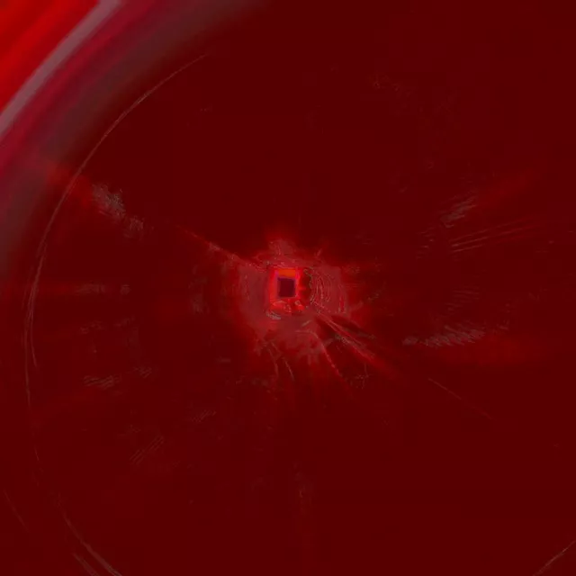 Red Pulsating Neon Tunnel | 1:1 Square 60fps Screensaver VJ Loop