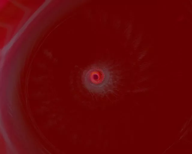 Red Spiral Neon Tunnel VJ Loop 5:4 Industrial 60fps Screensaver