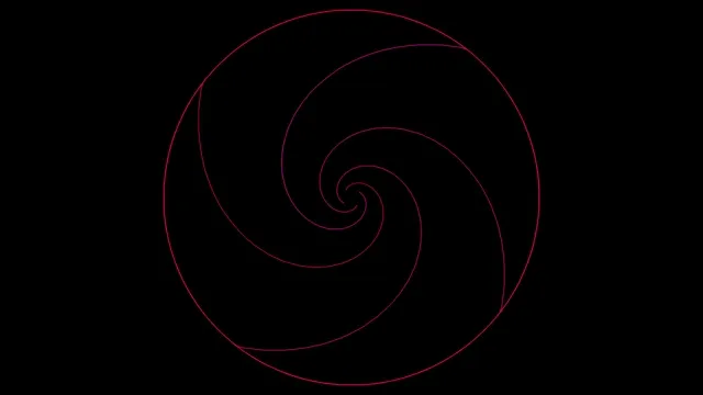 Red spiral vortex 4K UHD motion background for video editing