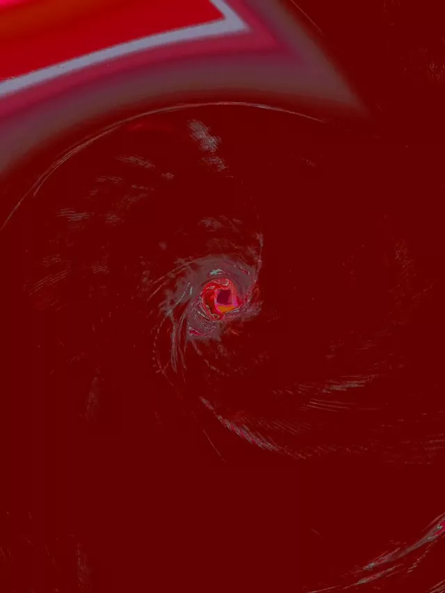 Червона спіралюча вихір неонова тунель 3:4 iPad Portrait 60fps Screensaver VJ Loop