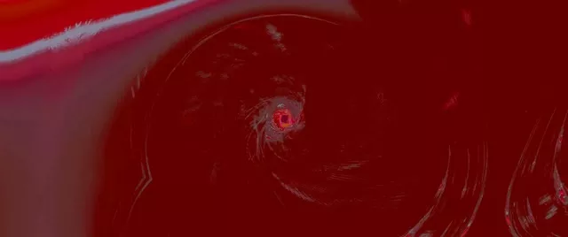 Red Spiraling Vortex Neon Tunnel VJ Loop 2.39:1 Cinemascope 60fps Screensaver