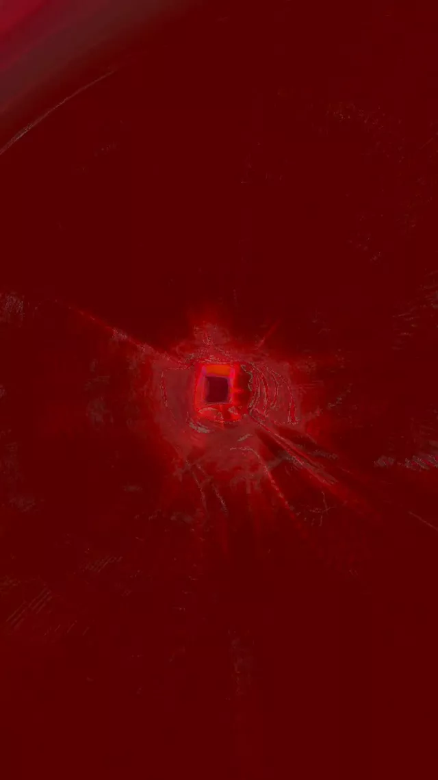 Red Square Neon Tunnel VJ Loop 9:16 Reels 60fps Screensaver