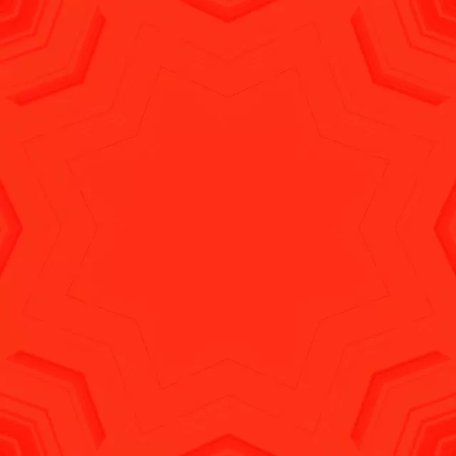 Neon Tunnel Red Star Vortex Screensaver 1:1 Square 60fps Vj Loop