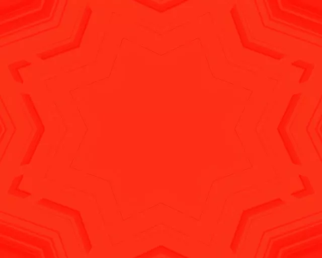 Neon Tunel Crvena Zvezda Vrtlog Vj Loop 5:4 industrijski 60fps Čuvar Ekrana