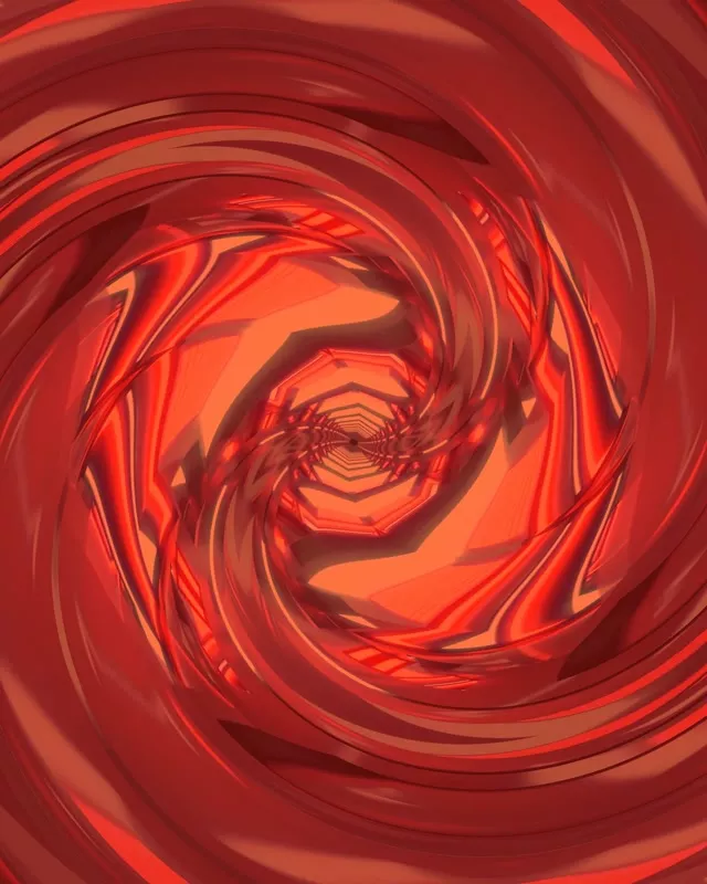Túnel de Neó Espiral Vermell VJ Loop 60fps Protector de pantalla 4:5 Instagram