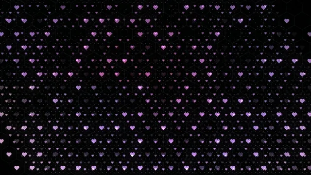 Romantic floating hearts 4K UHD motion background for video creators
