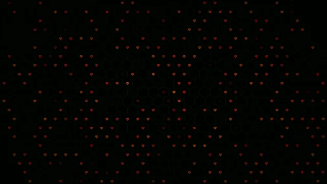 Romantic floating hearts 4K UHD motion background loop