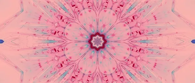 Neon Tunnel Pink Kaleidoscope Bloom VJ Loop 21:9 Ultrawide 60fps Screensaver