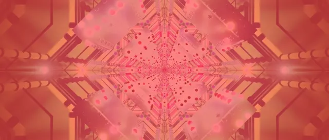 Vj loop Neon Tunnel Pink Diamond Kaleidoscope 21:9 Ultrawide 60fps Screensaver