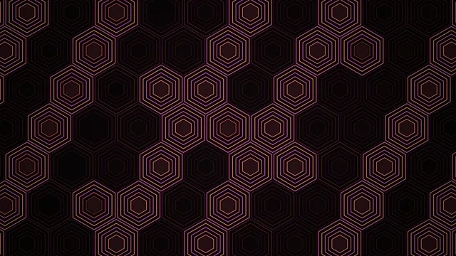 Rose Gold Hexagon Pattern - 4K Abstract Background
