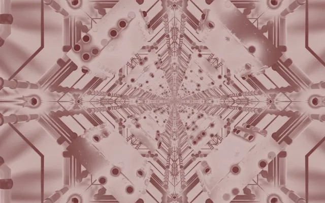 VJLoops Túnel Neón Rosa Calidoscopio 16:10 Macbook 60fps Protector de Pantalla