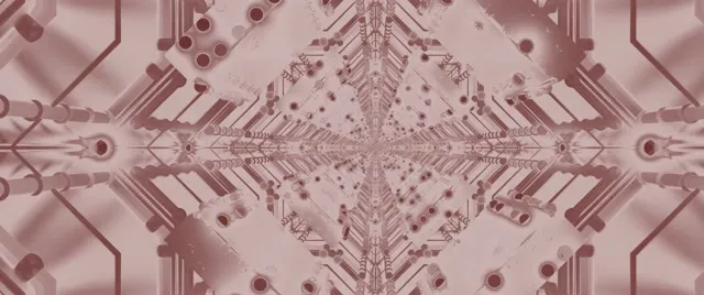 Neon Tunel Roža Kaleidoskop VJLoops 2.39:1 Cinemascope 60fps Ohranjevalnik Zaslona