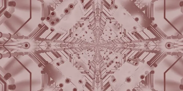 Neon Tonnel Kaleidoskoop Stroombaan VJLoops 2:1 Univisium 60fps Skermsaver