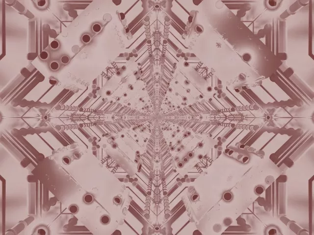 VJLoops Túnel Neon Caleidoscópio Rosa 4:3 Clássico 60fps Protetor de Tela