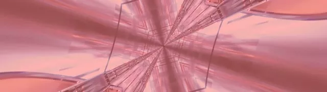 Tunel Neon Caleidoscop Explozie Roz Pal 32:9 Super Ultrawide 60fps Economizor de ecran VJ Loop