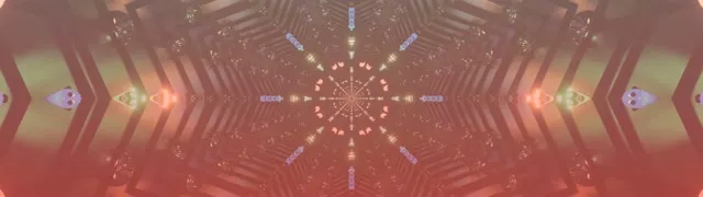 Tunel Neon Roz Caleidoscop VJLoops 32:9 Super Ultrawide 60fps Screensaver