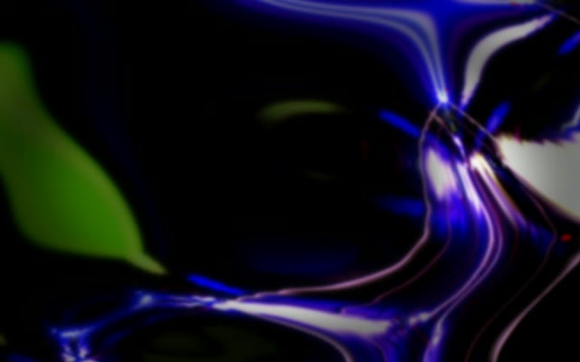 SCHRITT 1: Das Bild zeigt einen abstrakten Neon-Tunnel mit leuchtend blauen und violetten Linien,