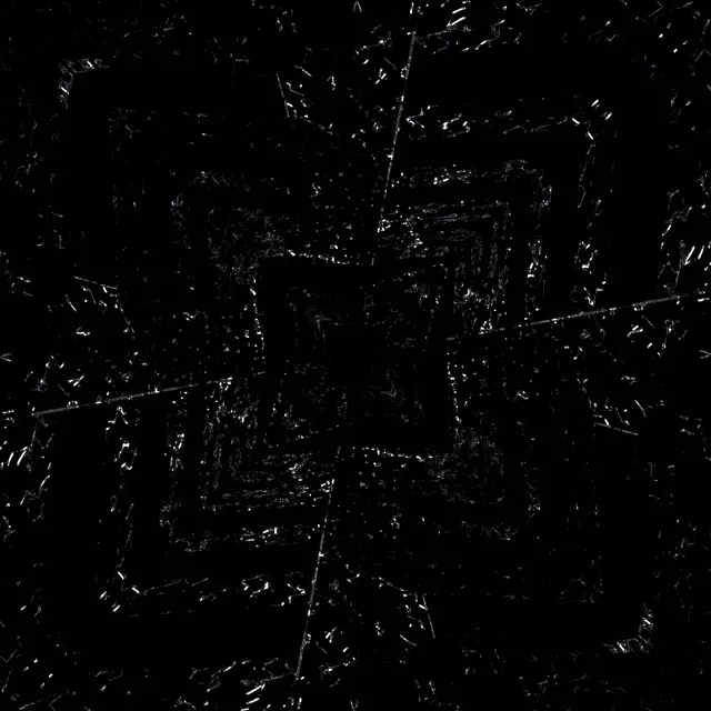 Porysowany Kwadratowy Neonowy Tunel Wir | Vj Loop 1:1 Kwadrat 60fps Wygaszacz Ekranu