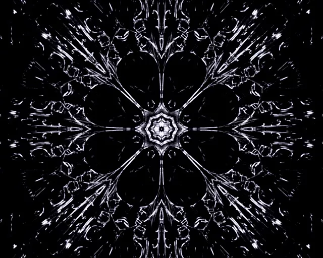 Túnel Neó Platejat Calidoscopi 5:4 industrial 60fps Protector de Pantalla VJLoops