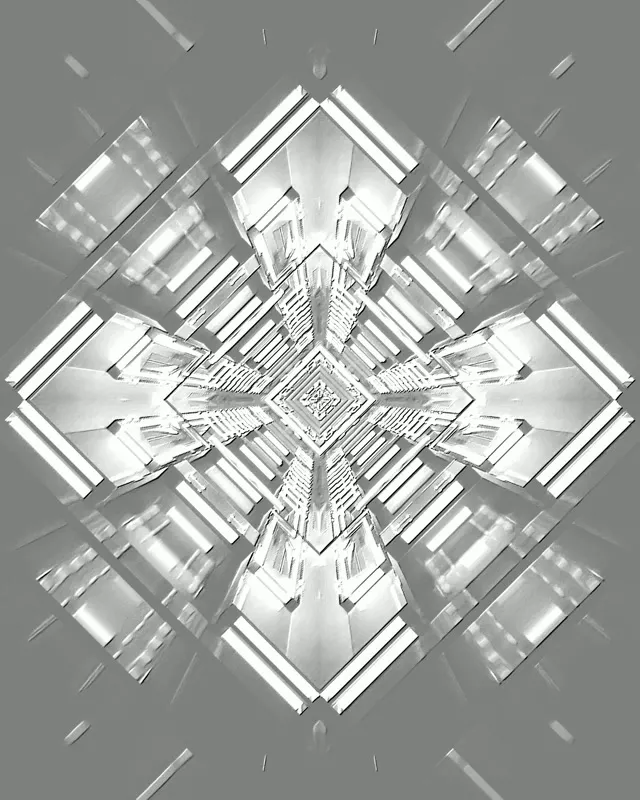 Túnel Neón Cruz Diamante Fractal VJLoops 4:5 Instagram 60fps Protector