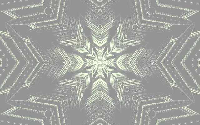 실버 네온 터널 눈송이 화면보호기 16:10 MacBook 60fps VJ Loop