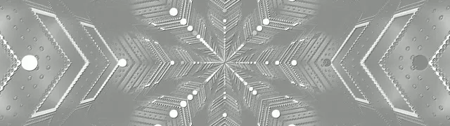 Terowongan Neon Perak Kepingan Salju Screensaver 32:9 Super Ultrawide 60fps VJ Loop