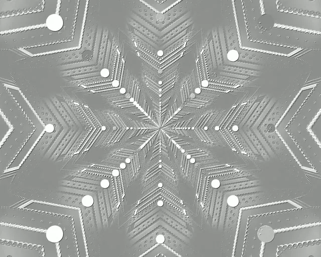 Túnel Neón Prata Copo de Neve protector de pantalla 5:4 industrial 60fps Vj loop