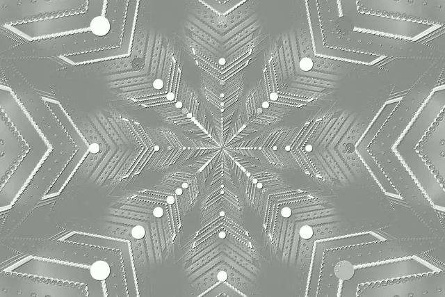 Hõbedane Lumehelbeke Neoon Tunnel Ekraanisäästja 3:2 Surface 60fps VJ Loop