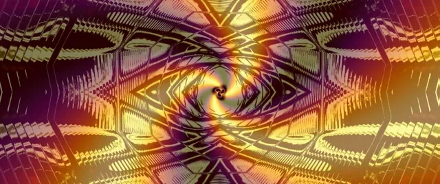 Spiraling Neon Tunnel Vortex Loop 2.39:1 Cinemascope 60fps Screensaver