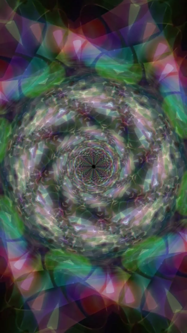 Spiraling Neon Tunnel Vortex Loop 9:16 Reels 60fps Screensaver