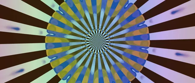 Neon Tunnel Kaleidoscope Burst VJ Loop 21:9 Ultrawide 60fps Screensaver