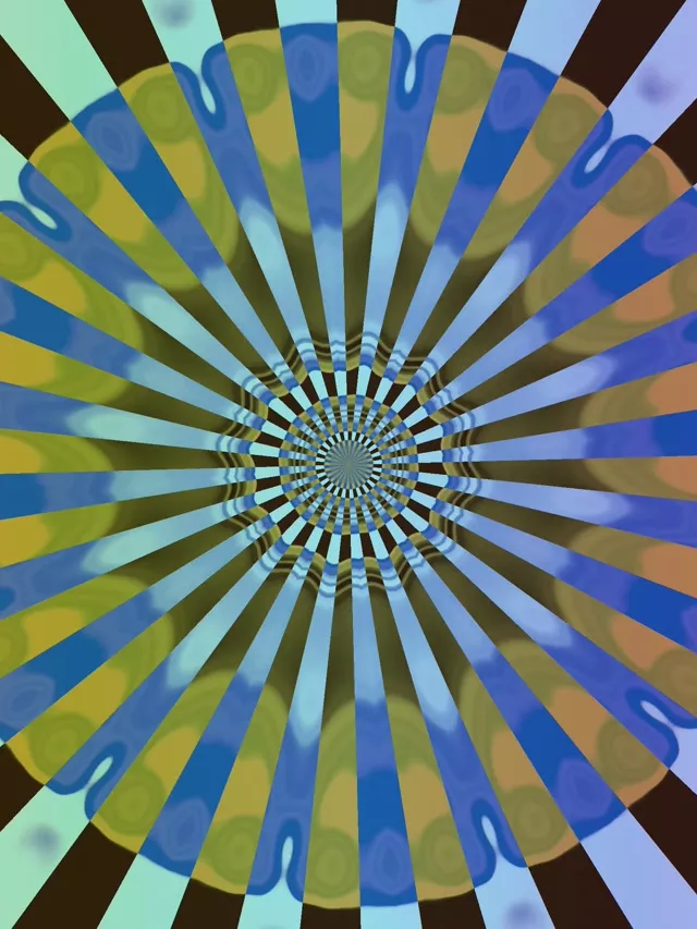 Neon Tunel Kaleidoskop Pucanj VJLoops 3:4 iPad Portret 60fps Čuvar Ekrana