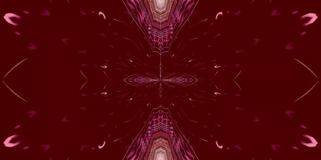 Symmetrical Neon Tunnel Vortex | 2:1 Univisium 60fps Screensaver Loop