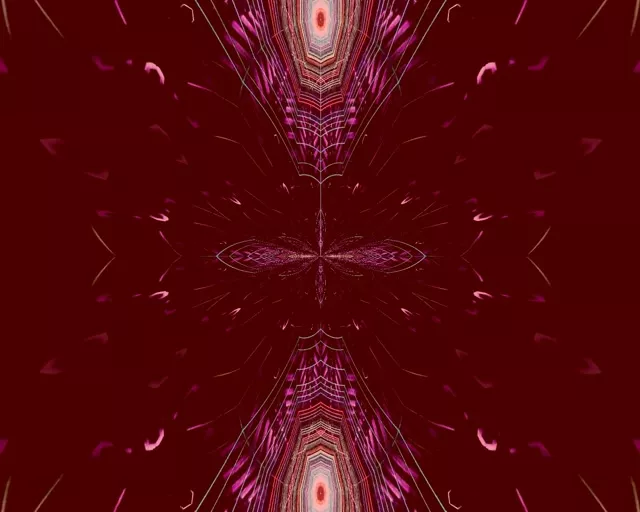 Symmetrical Pulsating Cross Neon Tunnel 5:4 Industrial 60fps VJ Loop Screensaver