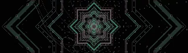 청록 회로 네온 터널 화면보호기 32:9 슈퍼 울트라와이드 60fps VJ Loop