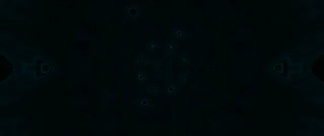 Teal Organic Cell Neon Tunnel Vj Loop 2.39:1 Cinemascope 60fps Screensaver