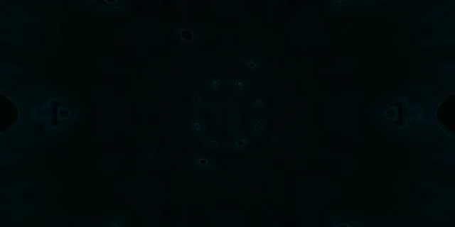 Neon Tunnel Teal Organic Blob Kaleidoscope VJ Loop 2:1 Univisium 60fps Screensaver