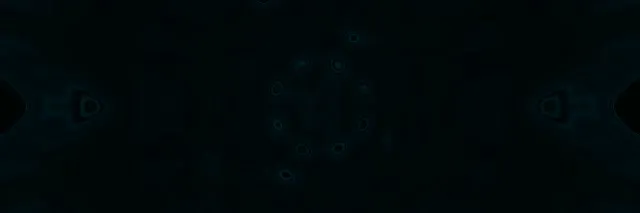 Neon Tunnel Teal Fluid Mandala Vj Loop 3:1 Triple Wide 60fps Screensaver