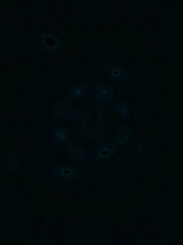 Terowong Neon Gelung Organik Cecair Teal VJ Loop 3:4 iPad Portrait 60fps Screensaver