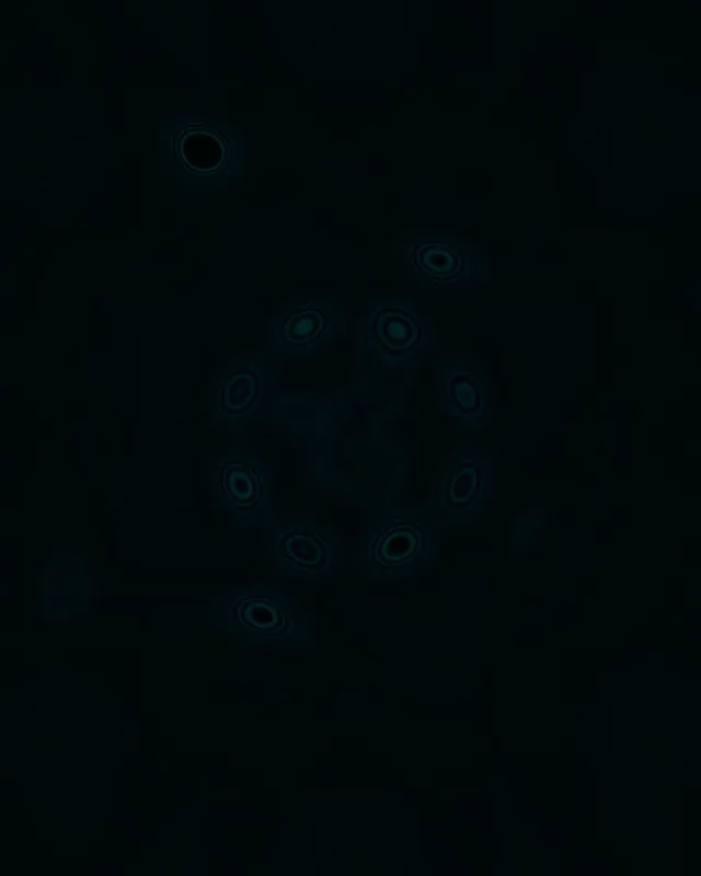 Vj loop Neon Tunnel Teal Fluid Mandala 4:5 Instagram 60fps Screensaver