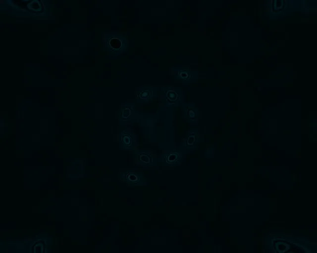 Túnel de Neó Floració Radial Turquesa VJ Loop 5:4 Industrial 60fps Protector de Pantalla