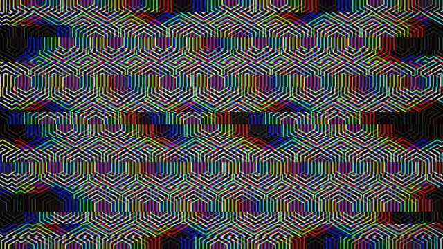 Vibrant Neon Geometric Lines Abstract 4K Animation