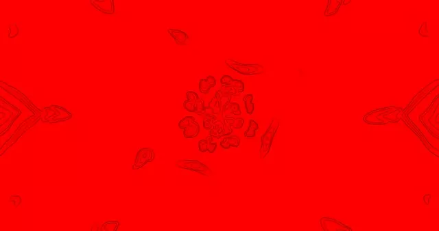 Fundal Mișcare Abstract Roșu Vibrant Loop - Vizual VJ Culoare Solidă Energetică