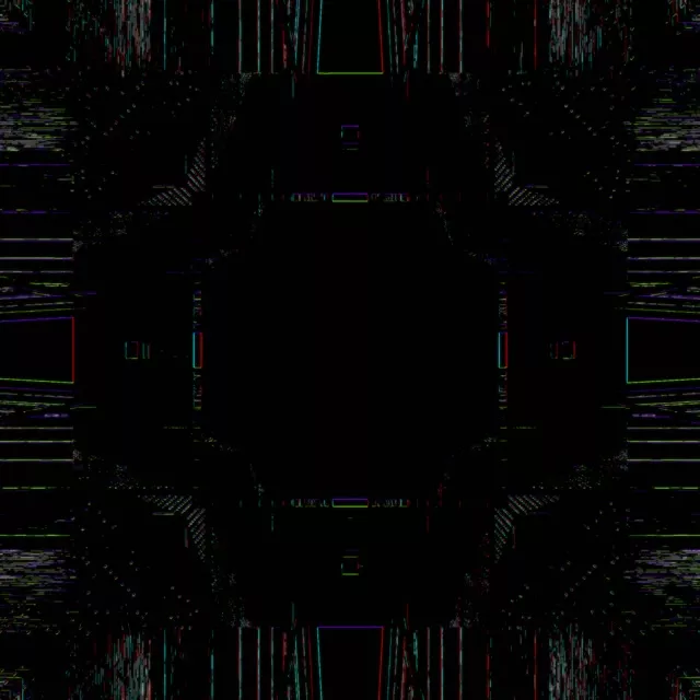 VJ Loop Neon Tunnel 1:1 Square 60fps Screensaver Cyberpunk Corridor