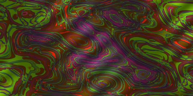 VJ Loop Neon Tunnel 2:1 Univisium 60fps Psychedelic Swirls Screensaver