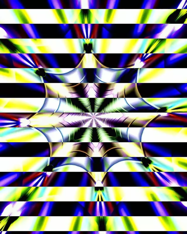 VJLoops Neon Tunnel Radial Burst 4:5 Instagram 60fps Screensaver