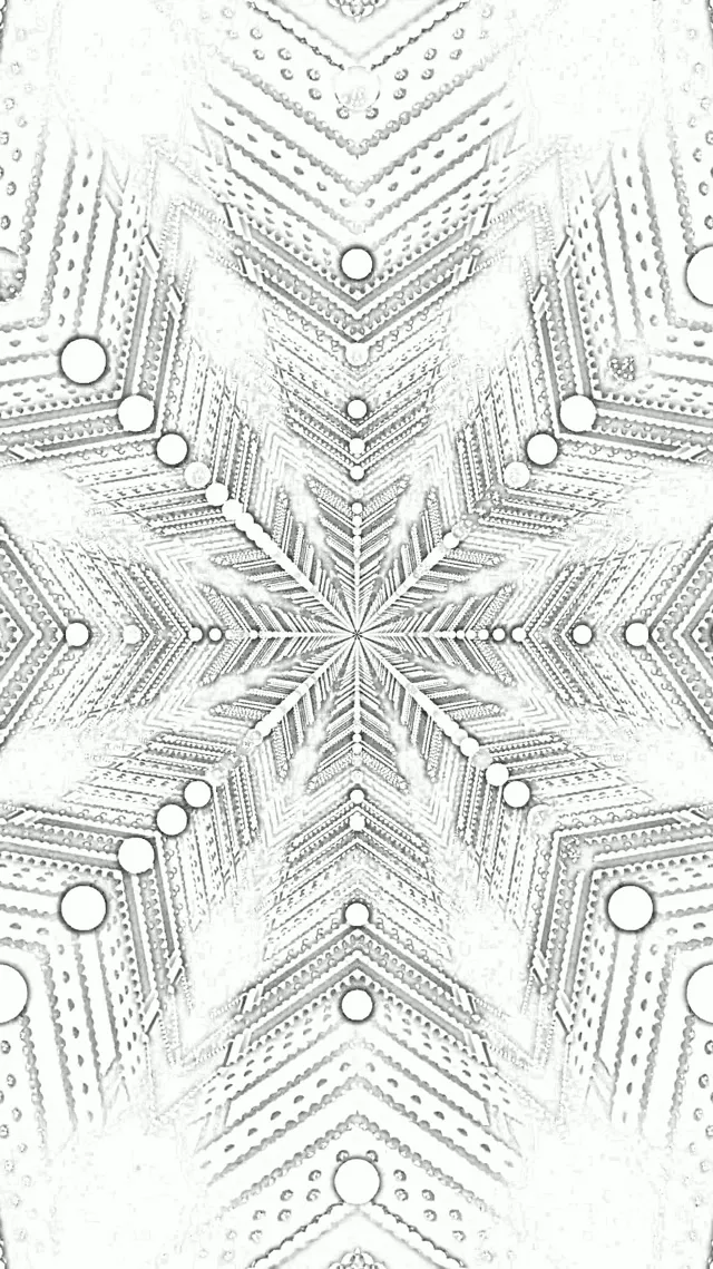 Weißer Kristall Neon Tunnel Bildschirmschoner 60fps 9:16 Reels VJ Loop PC