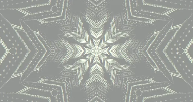 White Star Tunnel VJ Loop | 4K 60fps Screensaver | Elegant Geometric Pattern